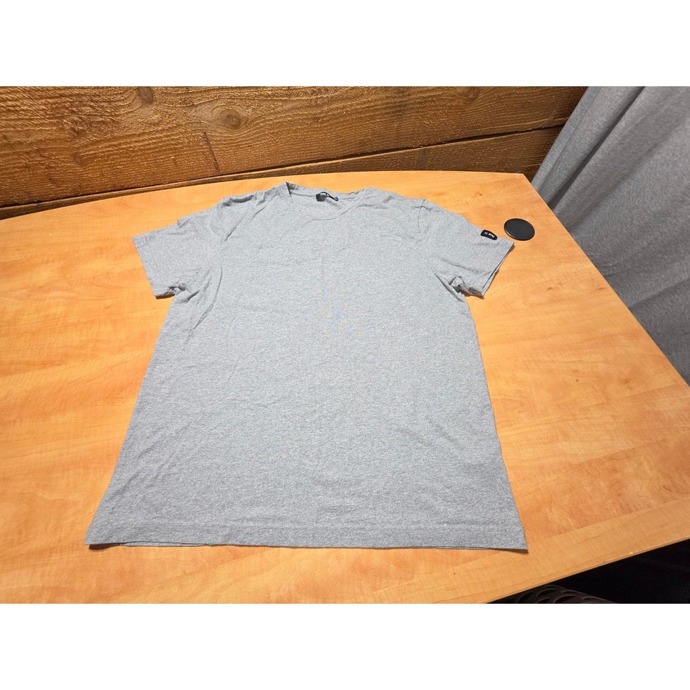 Huel Mens Grey Cotton Short Sleeve Crew Neck T-Shirt M-01-TST05-GRY Size XXXL
